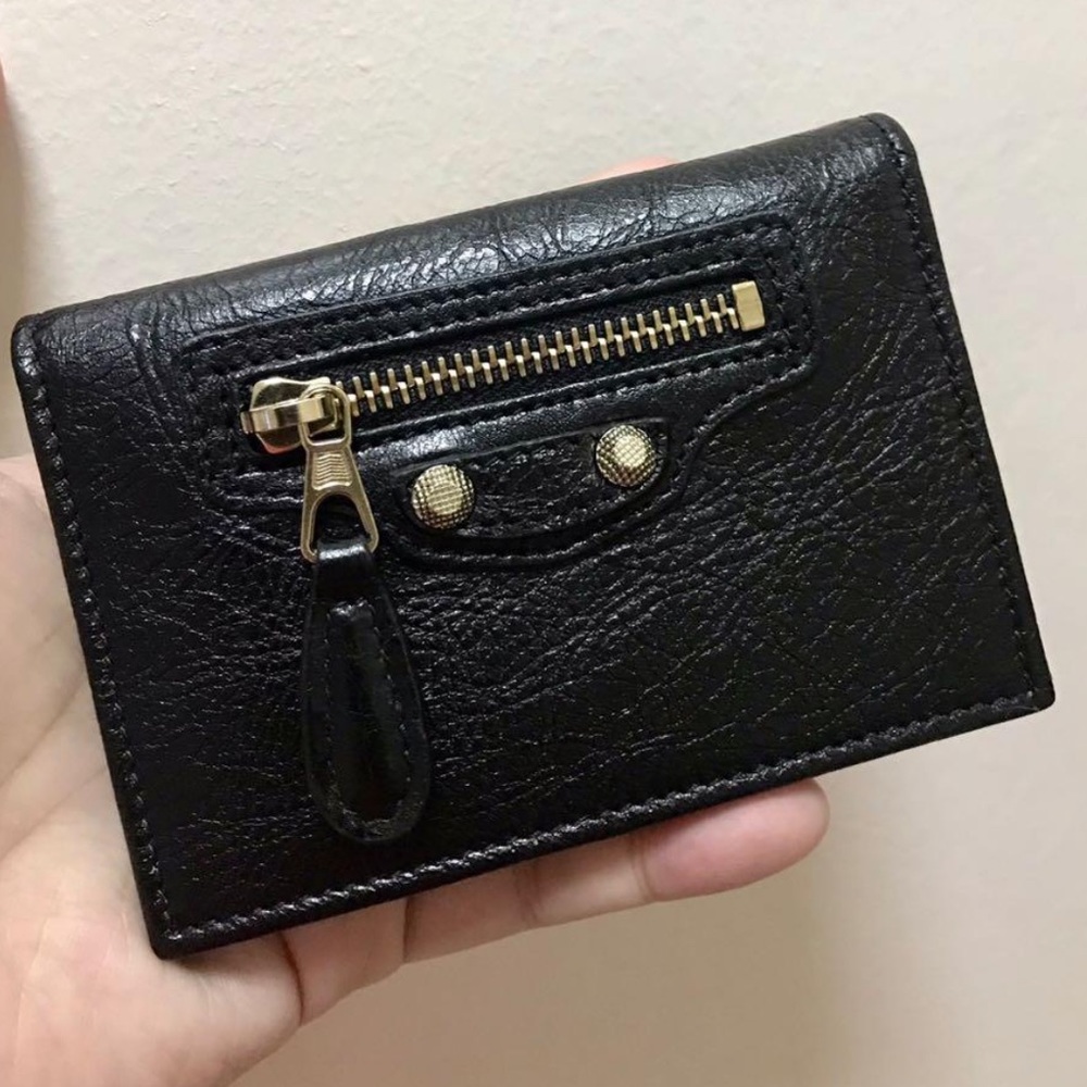 Balenciaga Compact Wallet in GHW